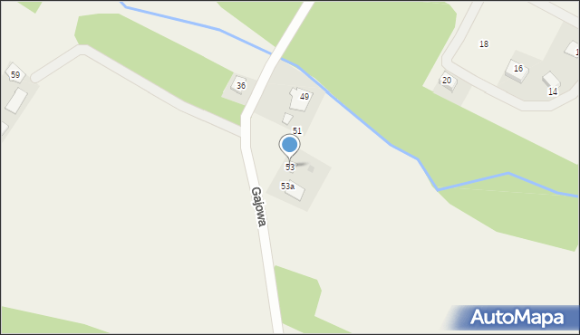 Obrowo, Osiedlowa, 53, mapa Obrowo