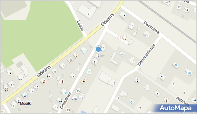 Obrowo, Osiedlowa, 7, mapa Obrowo