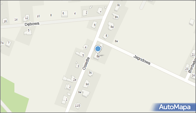 Ochodze, Osiedle, 9a, mapa Ochodze