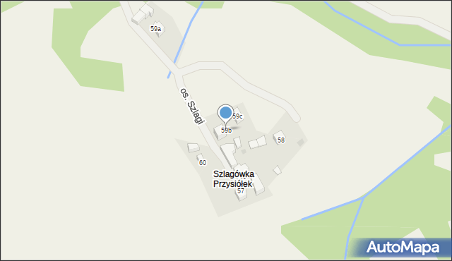 Ochotnica Dolna, Osiedle Młynne, 59b, mapa Ochotnica Dolna