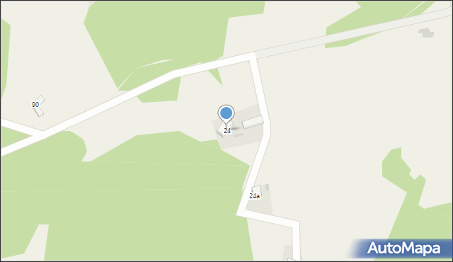 Ochotnica Dolna, Osiedle Osobie, 24, mapa Ochotnica Dolna