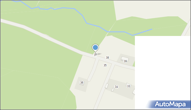 Okocim, Osiedle Kamieniec, 37, mapa Okocim