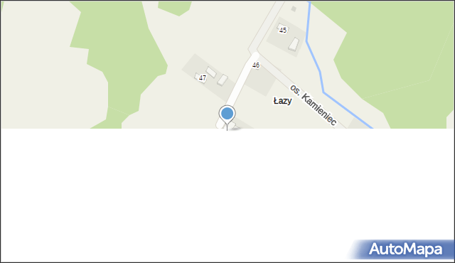 Okocim, Osiedle Kamieniec, 48, mapa Okocim