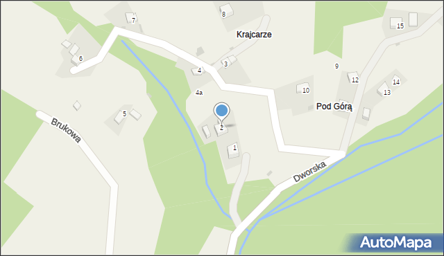 Okrajnik, Osiedle Palarzówka, 2, mapa Okrajnik