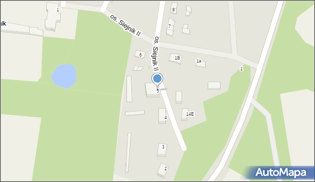 Olecko, Osiedle Siejnik II, 5, mapa Olecko