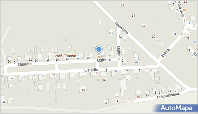 Oleśnica, Osiedle, 8, mapa Oleśnica