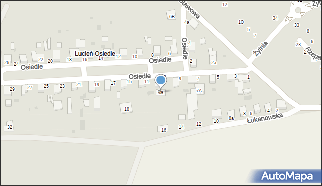 Oleśnica, Osiedle, 9a, mapa Oleśnica