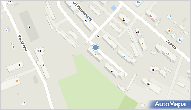 Oleszyce, Osiedle Pod Kasztanami, 4, mapa Oleszyce