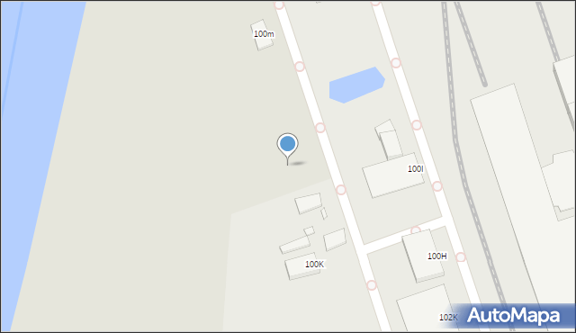 Opole, Oświęcimska, 100l, mapa Opola