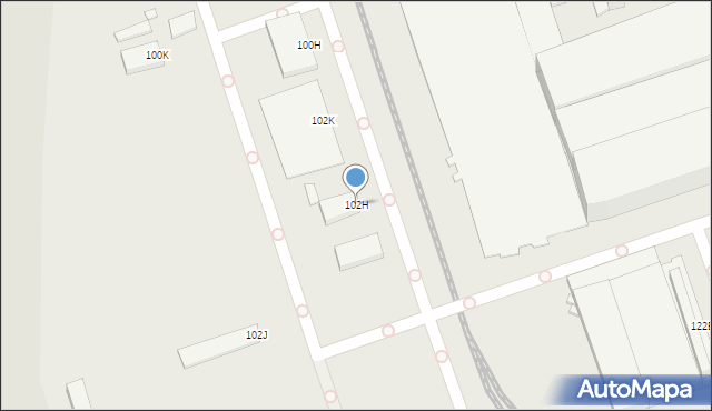 Opole, Oświęcimska, 102H, mapa Opola