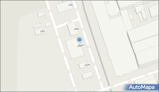 Opole, Oświęcimska, 102K, mapa Opola