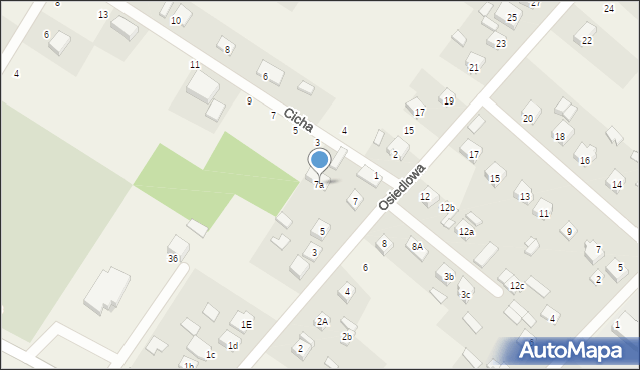 Orońsko, Osiedlowa, 7a, mapa Orońsko