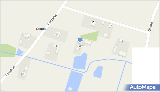 Osada, Osada, 3c, mapa Osada