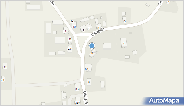 Ościęcin, Ościęcin, 6, mapa Ościęcin