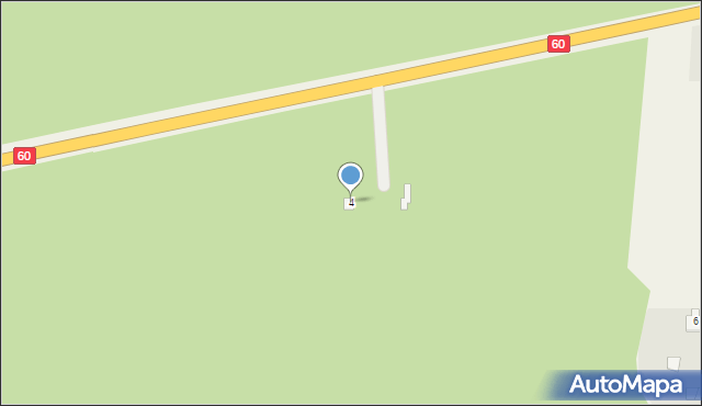 Ościsłowo, Ościsłowo, 4, mapa Ościsłowo