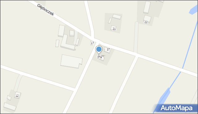 Ościsłowo, Ościsłowo, 37a, mapa Ościsłowo