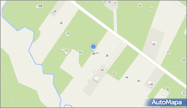 Osęczyzna, Osęczyzna, 36, mapa Osęczyzna