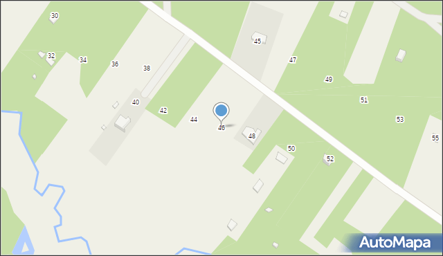 Osęczyzna, Osęczyzna, 46, mapa Osęczyzna
