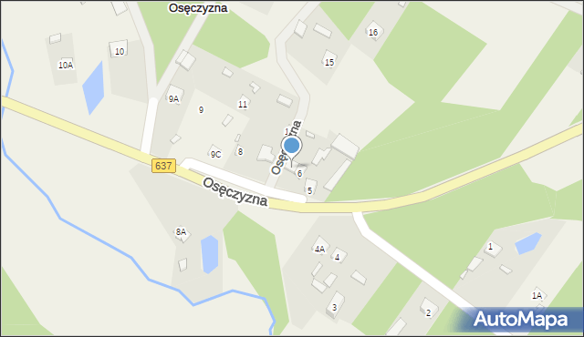 Osęczyzna, Osęczyzna, 7, mapa Osęczyzna