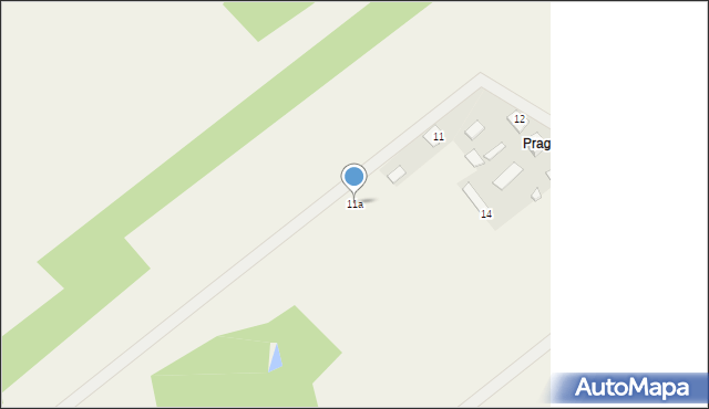 Osęka, Osęka, 11a, mapa Osęka