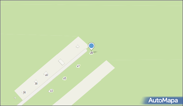 Osęka, Osęka, 49, mapa Osęka