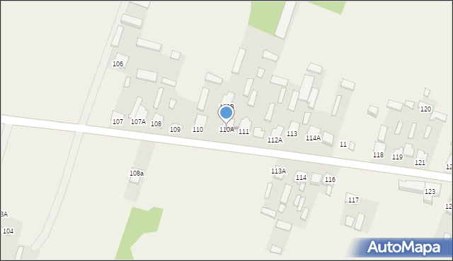 Oseredek, Oseredek, 110A, mapa Oseredek