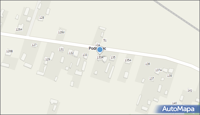 Oseredek, Oseredek, 133A, mapa Oseredek