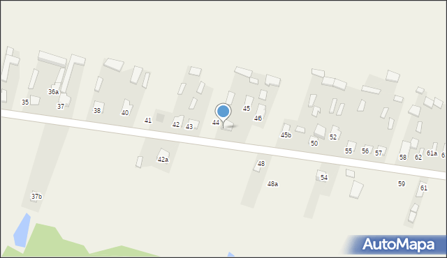 Oseredek, Oseredek, 45A, mapa Oseredek