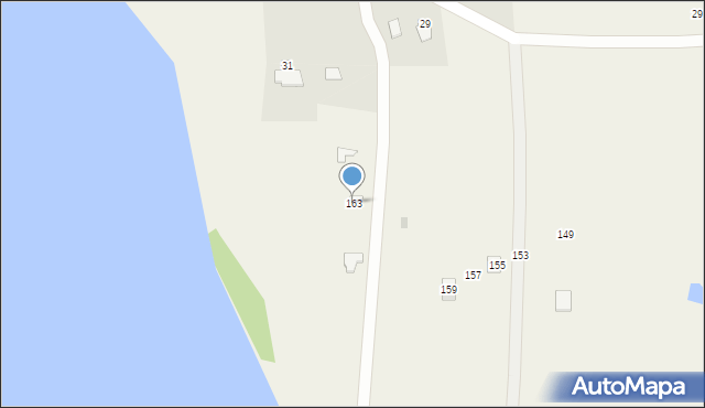 Osetno, Osetno, 163, mapa Osetno