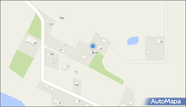 Osetno, Osetno, 26, mapa Osetno