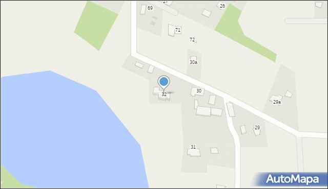 Osetno, Osetno, 32, mapa Osetno