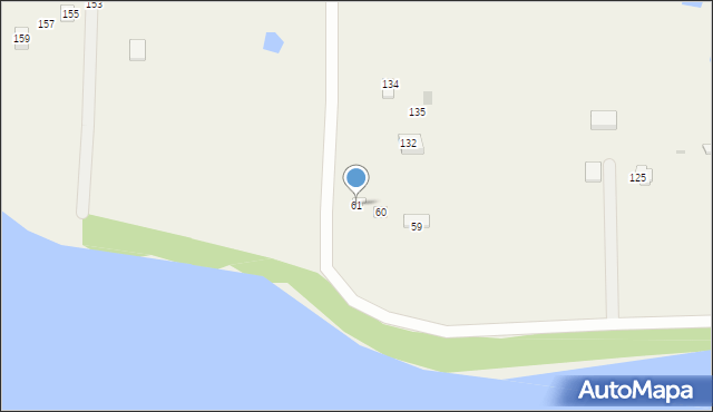 Osetno, Osetno, 61, mapa Osetno