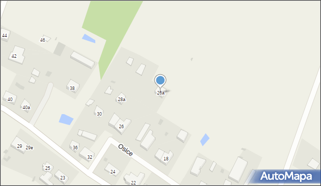 Osice, Osice, 26a, mapa Osice