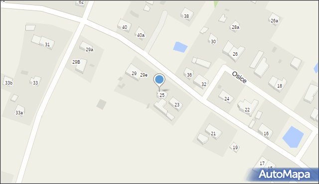 Osice, Osice, 27, mapa Osice