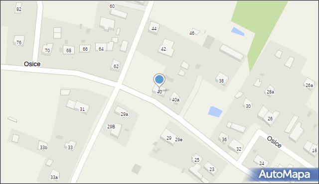Osice, Osice, 40, mapa Osice