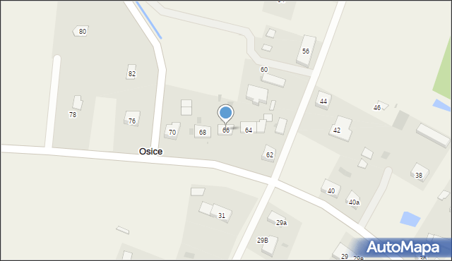 Osice, Osice, 66, mapa Osice