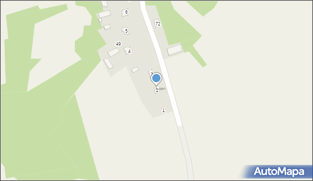 Osiczyna, Osiczyna, 2, mapa Osiczyna