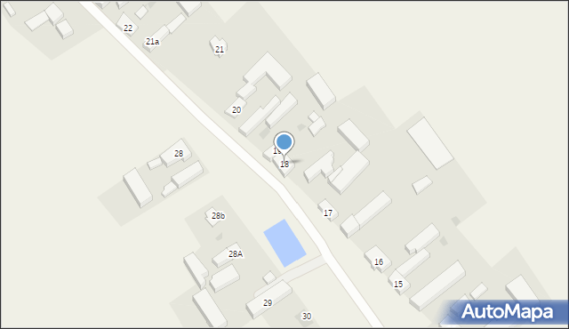 Osiecko, Osiecko, 18, mapa Osiecko