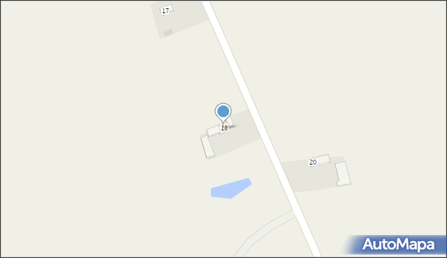 Osiecz Mały, Osiecz Mały, 18, mapa Osiecz Mały