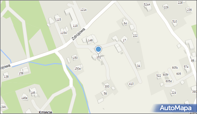 Osieczany, Osieczany, 101, mapa Osieczany