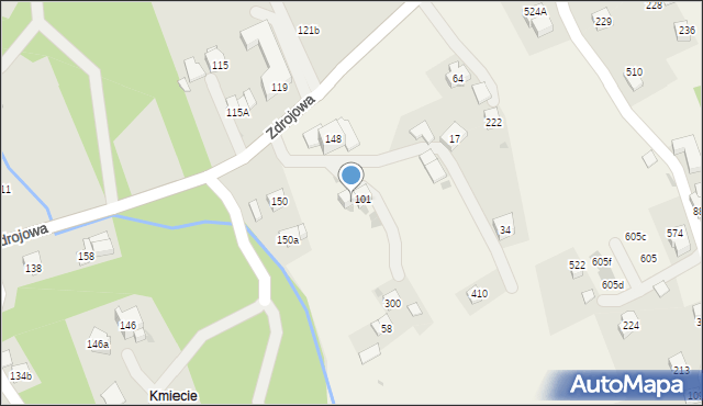 Osieczany, Osieczany, 161, mapa Osieczany