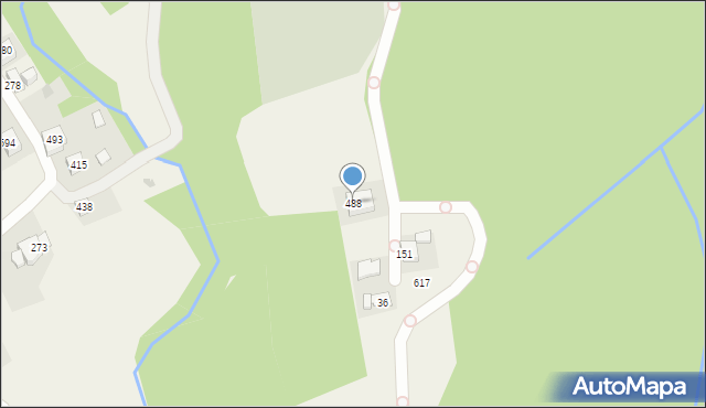 Osieczany, Osieczany, 488, mapa Osieczany
