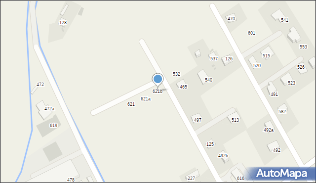 Osieczany, Osieczany, 621b, mapa Osieczany