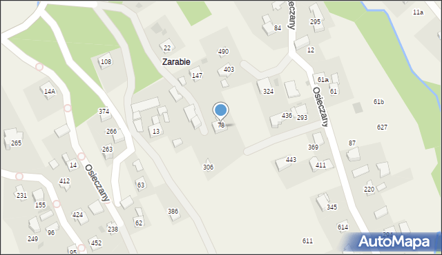 Osieczany, Osieczany, 78, mapa Osieczany