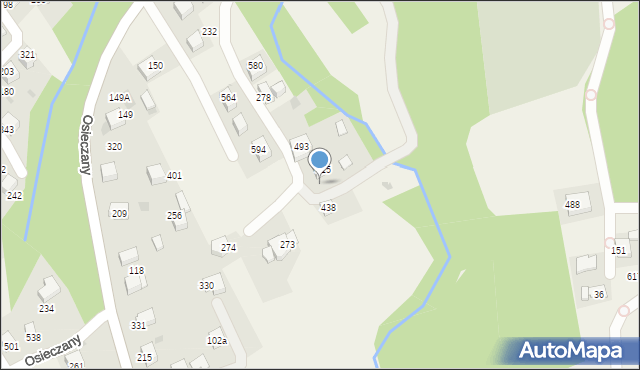 Osieczany, Osieczany, 85, mapa Osieczany