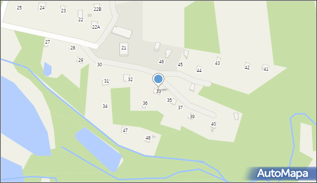 Osieczek, Osieczek, 33, mapa Osieczek