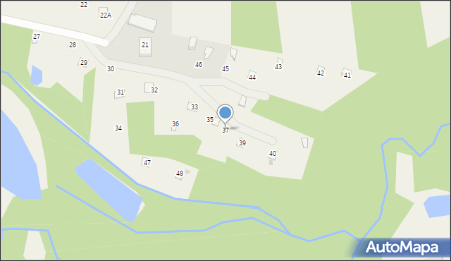 Osieczek, Osieczek, 37, mapa Osieczek
