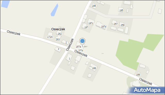 Osieczek, Osieczek, 45, mapa Osieczek