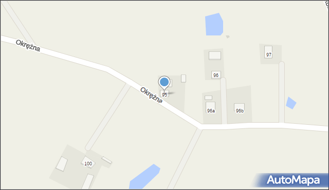 Osieczek, Osieczek, 95, mapa Osieczek