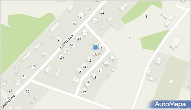 Osieczna, Osiedle Czaplińskiego Franciszka, ks., 10, mapa Osieczna